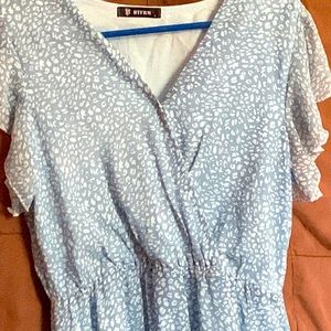 BTFBM Blue midi dress